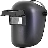 TOPDC Welding Helmet 3.86"x1.61", Flip Front Welding Mask with Adjustable Headgear, Shade 11