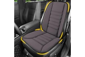 Lofty Aim Car Seat Cushion with Back Support Pillow, Comfy Lumbar Support & Seat Cushion, Memory Foam Driving Pillow for Back-Sciatica Pain Relief, Auto Pad Suitable for Car, Truck, SUV - Dark Grey