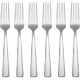Oneida Aptitude Dinner Forks Silverware Set for 6, Flatware | mirror finish, dishwasher safe | cutlery set for kitchen and dining, utensil set, heavy duty, kitchen essentials