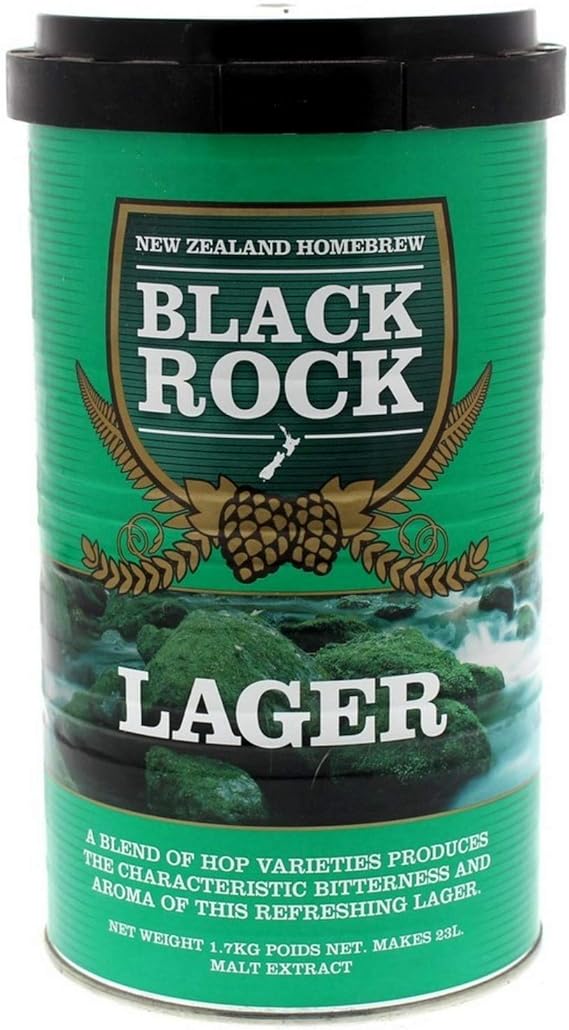 Ingredients Kit "BLACK ROCK Beer type Lager Amazon.co.uk Kitchen & Home