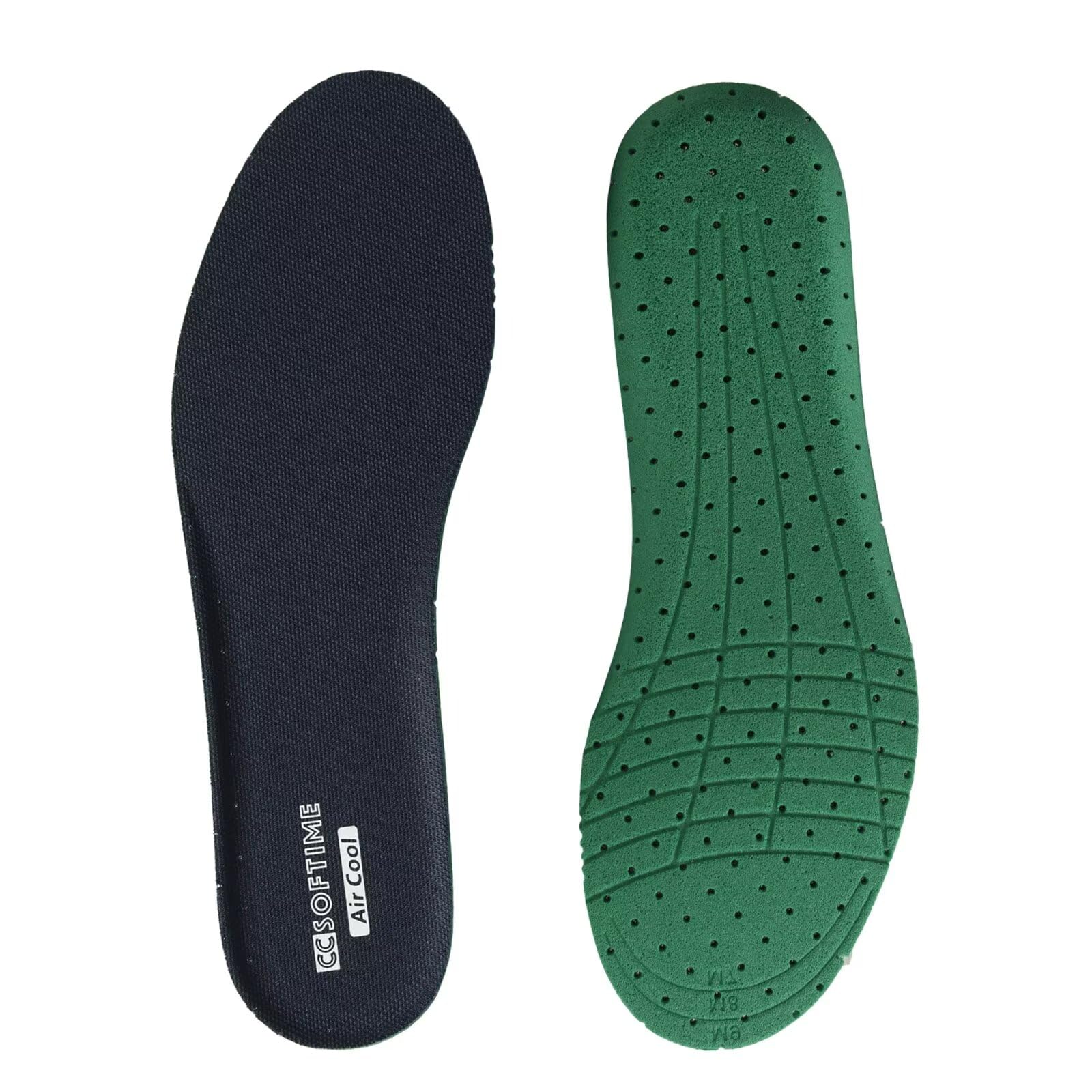 Photo 1 of ***SEE CLERK COMMENTS*** CCSOFTIME Insoles for Men and Women Replacement Shoe Inserts for Comfort Shock Absorption Breathable Shoe Liners for Running Walking, Hiking, Working, Trim to Fit Navy W8-11/M6-9