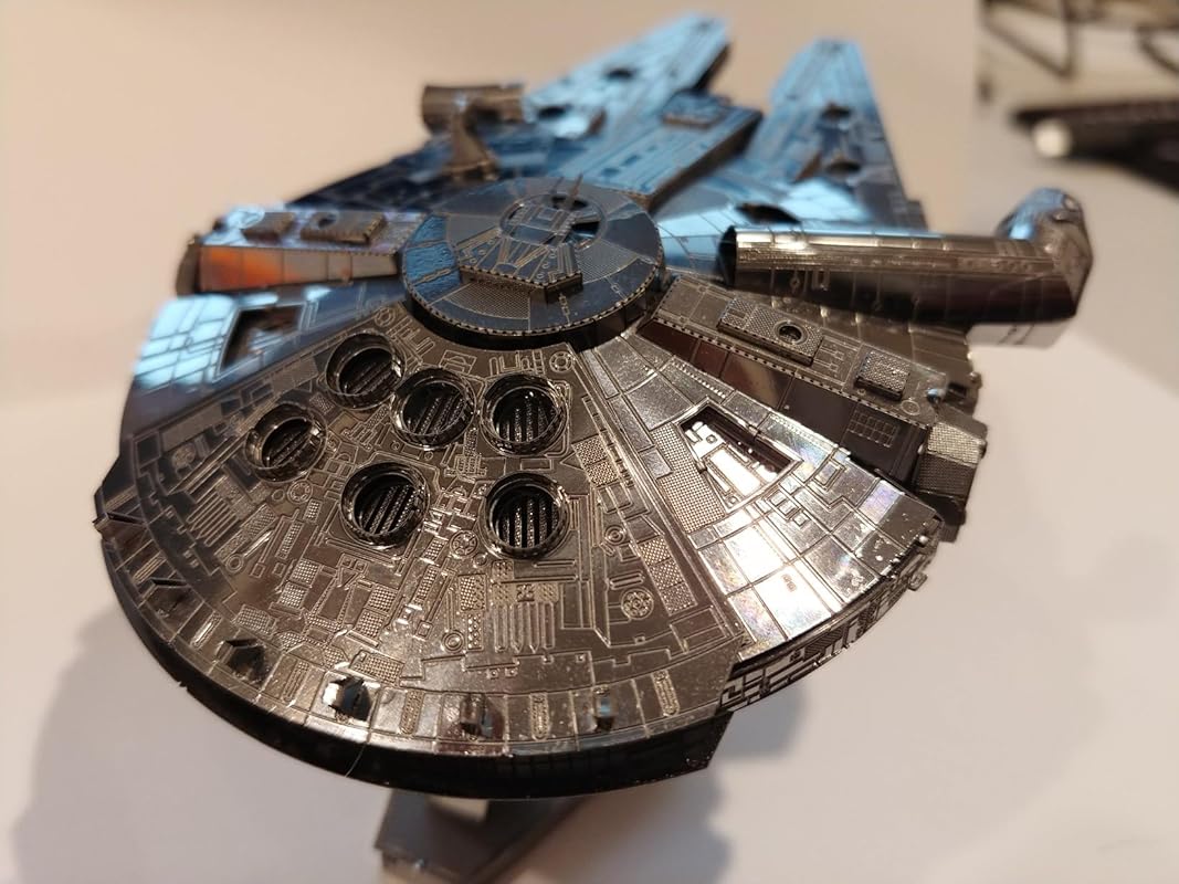 Metal Earth ICONX Star Wars Millennium Falcon 3D Metal Model Kit - DIY Advanced Building Puzzle - View #5