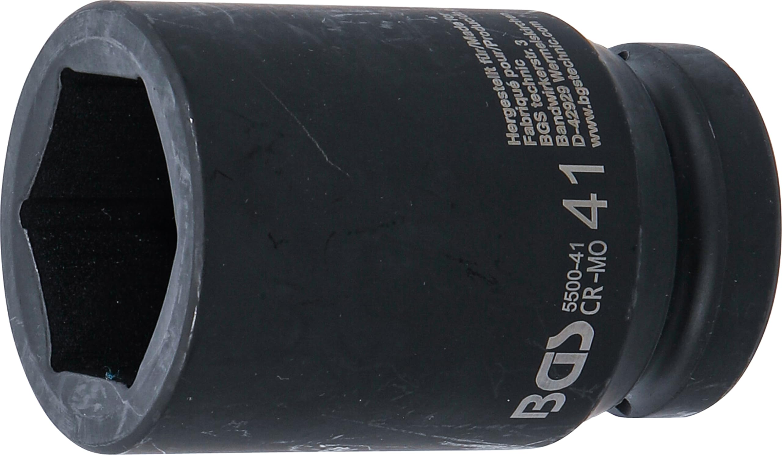 BGS 5500-41 | Impact Socket Hexagon, deep | 25 mm (1") Drive | 41 mm