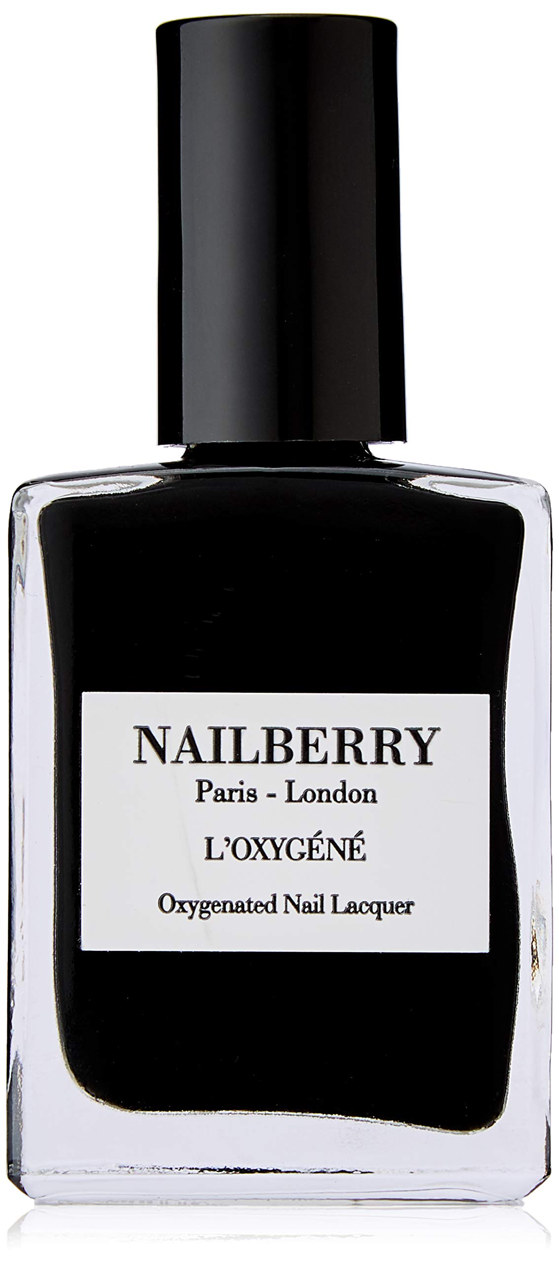Nailberry L'Oxygéné Oxygenated Nail Lacquer | Black Berry, 15 ml | Polish for a Healthier Manicure & Long Lasting Colour | 12-Free, Vegan, Halal, Cruelty & Gluten Free
