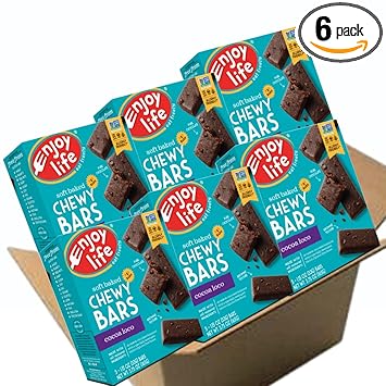 Enjoy Life Chewy Bars - Cocoa Loco [Soy free, Nut free, Gluten free, Dairy free, Non GMO, Vegan]