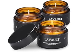 Lavault Candle Sets of 3 - Soy Aromatherapy Candles - Non-Toxic, Stress Relief, Long-Lasting - Gift Set for Women, Ideal for Home, Yoga, Meditation - Scented Candles for Home - Velvet Pony
