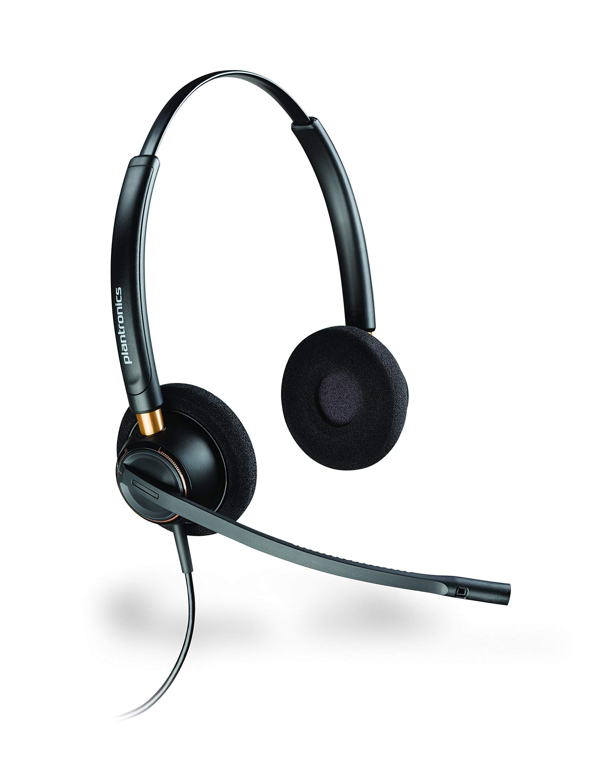 Photo 1 of Plantronics PLNHW520 EncorePro HW520 Premium Binaural Headset (Renewed)