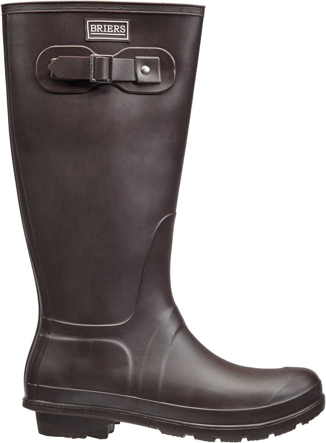 Briers Classic PVC Rubber Looks Boots, Chocolate Brown, Size 4/37