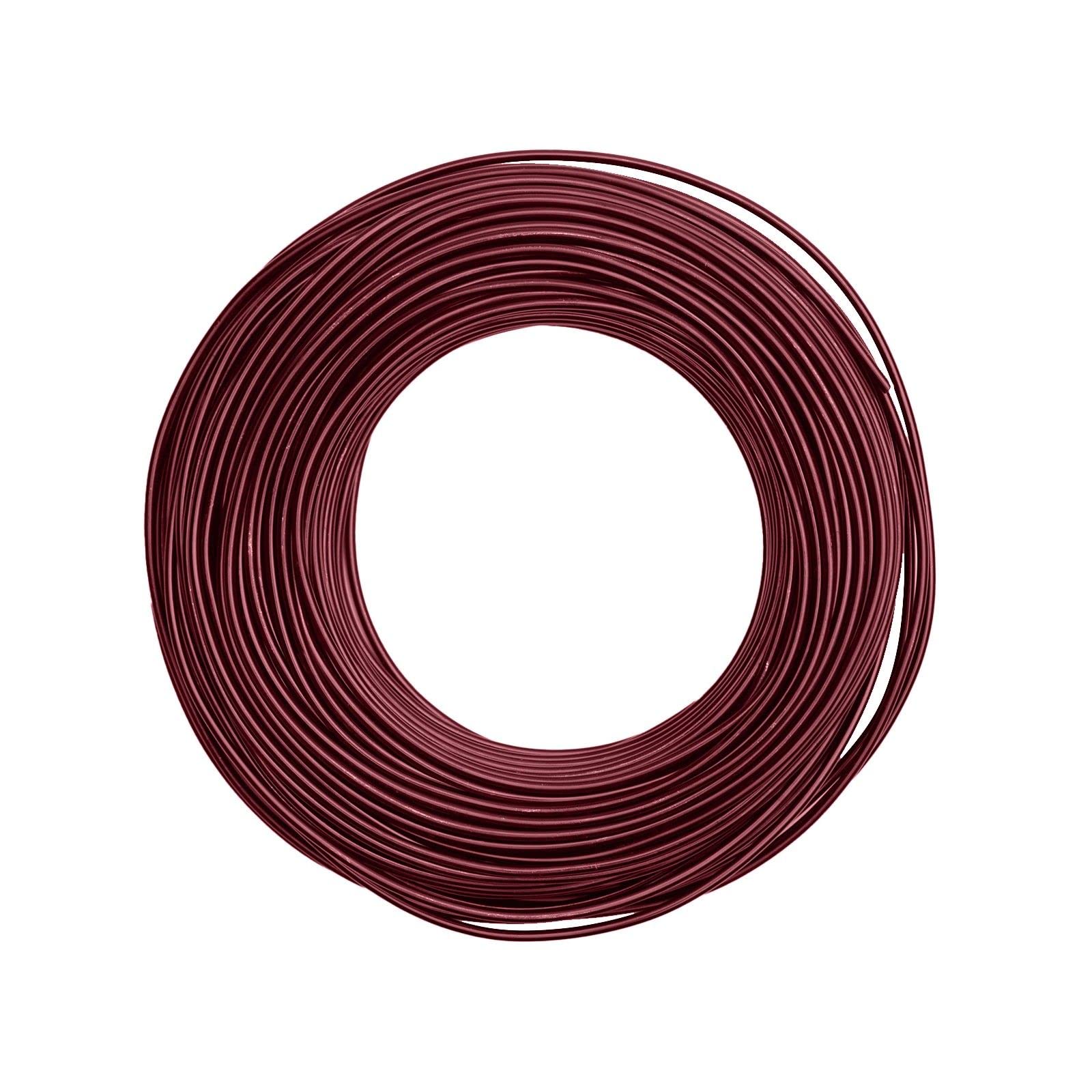 Vaessen Creative Aluminium Wire, Oxblood, One Size