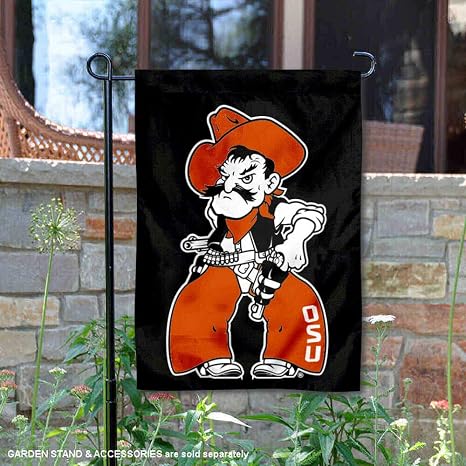 Amazon Com Oklahoma State Cowboys Garden Flag And Yard Banner