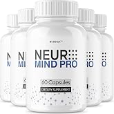 (5 Pack) Neuro Mind Pro - Official NeuroMind Pro Capsules Advanced Formula with All Natural Ingredients, NeuroMindPro Original Brain Health Pills Support for Wellness, 300 Capsules for 5 Months