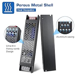 LED Driver 12V 200W 16.6A Slim LED Power Supply, AC