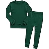 VAENAIT BABY 6M-12Y Infant Kids Toddler Junior Girls Soft Comfy Modal Tencel Shirring Sleepwear Pajamas 2pcs Set