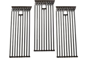 Shengyongh CC62203 (3-Pack) Matte Enamel Cast Iron Grate for Broilmaster D4, G-4, G-4 TSXPL, G-4 TSXPN, G-4 TXPL, G-4 TXPN, P4, U4