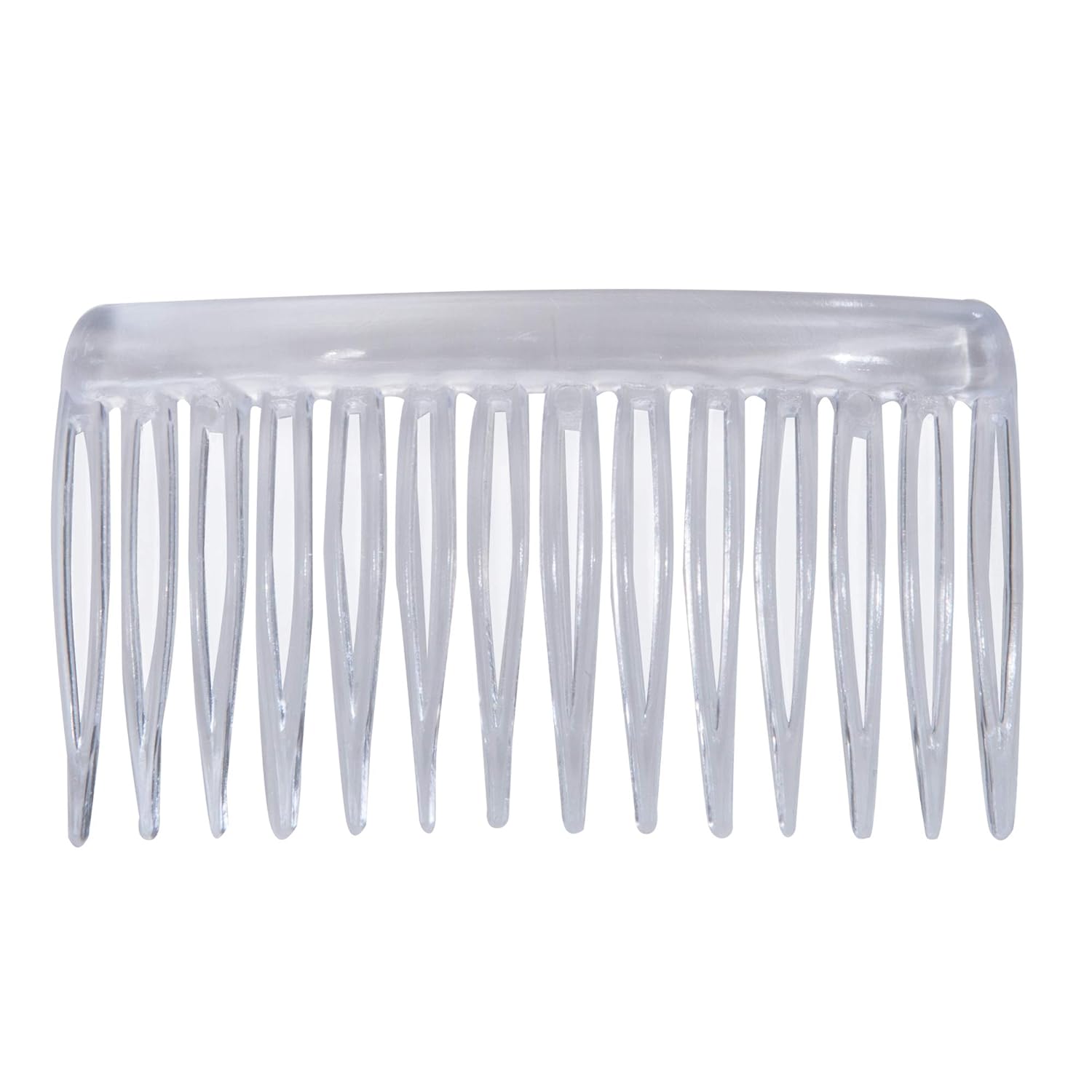 Dozen Clear Plastic Hair Comb Millinery Fascinator
