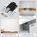 Tonitrui Magnetic Push Latches 4 Pack Black – Push to Open Cabinet Catches view 6