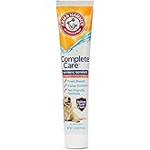 Arm &amp; Hammer Complete Care - Dog Toothpaste, Enzymatic, Chicken, 6.2 oz | For adult dogs; baking soda and added calcium formula for fresh breath and tartar control, pet-friendly, brush-on tube