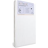 Storkcraft 6-Inch Water-Resistant Grow-with-Me Crib & Toddler Mattress — GREENGUARD Gold Certified, Dual-Sided Mattress for Baby Cribs & Toddler Beds, Durable Water-Resistant Cover, Made in The USA