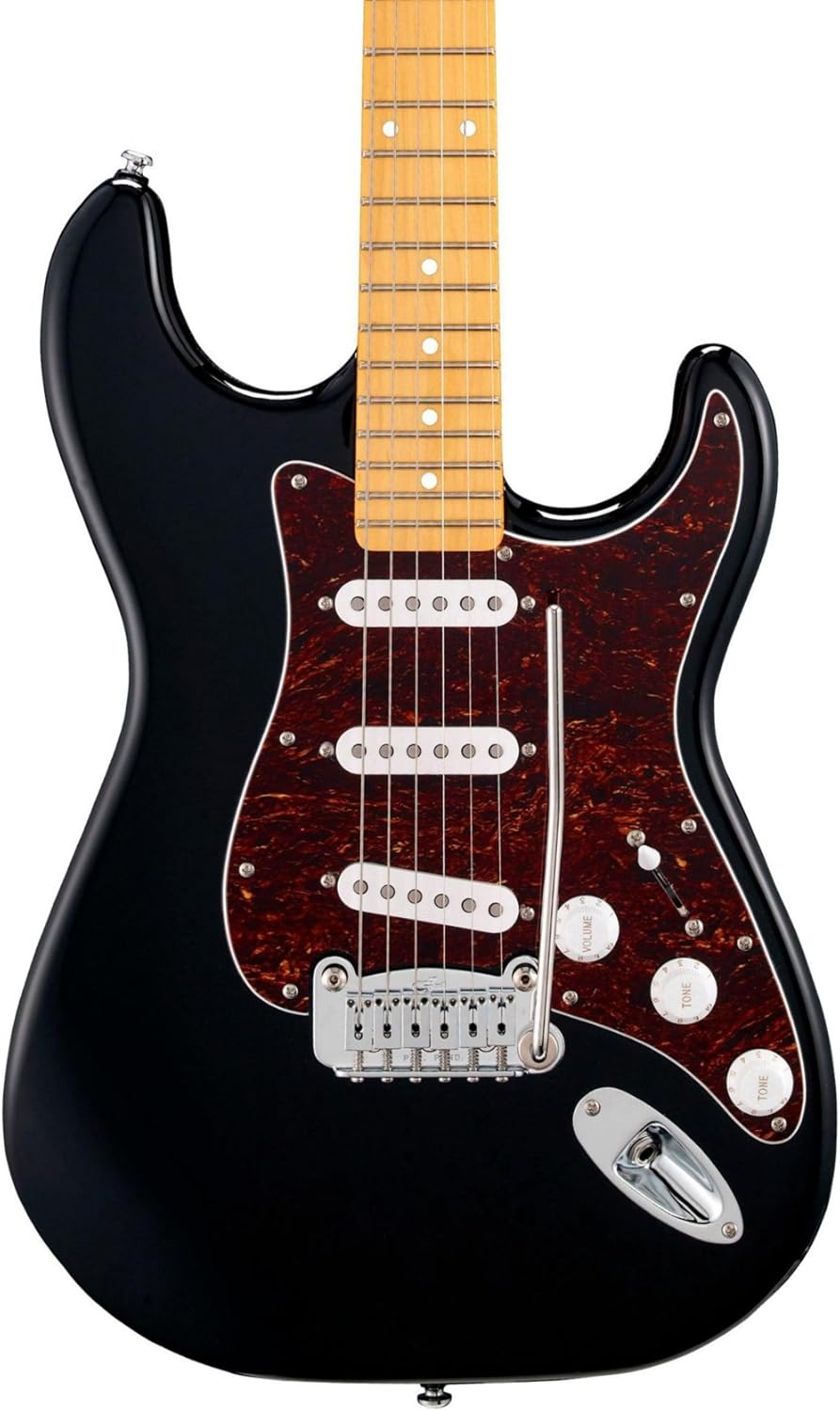 G&L Tribute Legacy Electric Guitar Black Maple Fretboard Amazon.co.uk