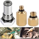 Bonbo 6.0 High Pressure Oil Pump IPR Valve Air Test Fitting Tool &amp; Oil Rail Adapters Leak Test Kit, Fits for Ford 6.0L Powerstroke Diesel Engine (3 Pack)
