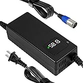 YZPOWER 58.8V 2A Battery Charger for 52V 15Ah Lithium-Ion Battery Packs Features HD Display, Built-in Fan, and Real-time Voltage readout