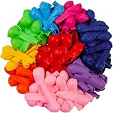 PartyWoo Assorted Colors Rainbow Balloons 100pcs Multicolor Colorful Color | 5 Inch Balloons for Graduation Baby Shower Unicorn Fiesta Flower Spring Birthday Gender Reveal Party Decorations