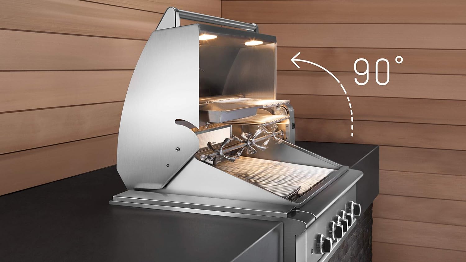 review DCS Evolution Built-In Gas Grill with Rotisserie (BE1-48RC-N), 48-Inch, Natural Gas