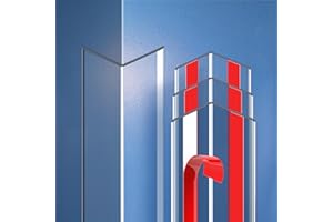 Frychee Clear Self-Adhesive Wall Corner Protectors-4 PCS of Corner Guards & Edge Protector for Baby，Furniture，Door，Tables，Cover Sharp Furniture，Easy to Install(3cmx150cm/1.18inx59.1in)