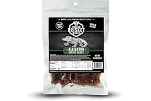 ALLIGATOR JERKY – 100% Alligator Meat - Exotic Wild Game Snack