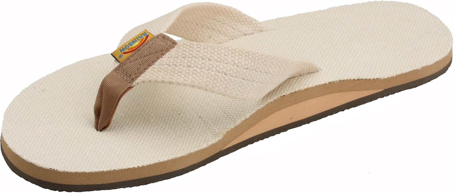 rainbow sandals hemp