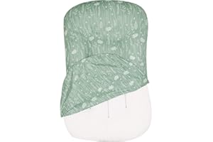 JUNDETYE Newborn Lounger Cover for Boys and Girls Removable Cover Ultra Soft Comfortable Lounger Slipcover for Infant Lounger Pillow, Sage Green Dandelion Flower