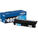 Brother Genuine High Yield Toner Cartridge, TN433C, Replacement Cyan Toner, Page Yield Up to 4,000 Pages, Amazon Dash Replenishment Cartridge, TN433