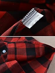 OCHENTA Toddler Flannel Shirt Boys Long Sleeve