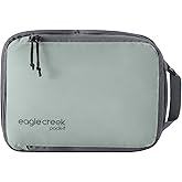 Eagle Creek Pack-It Isolate Compression Cube - Lightweight Compression Cube for Optimizing Luggage Space - Easy-Grab Zipper - Convenient Top Handle - Recycled Materials - Small - Storm Grey