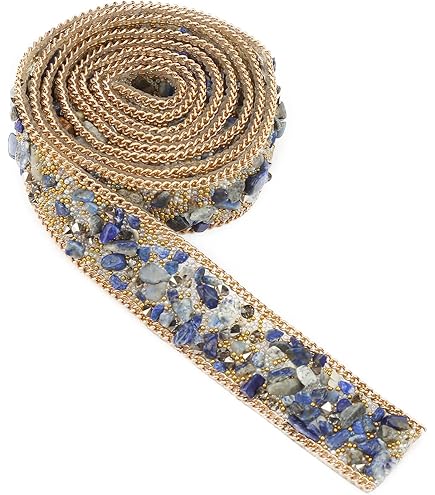 PH PandaHall Crystal Rhinestone Ribbon Roll – Rainbow Mesh Trim 1 Yard For Crafts