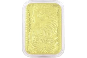 SHOP LC DELIVERING JOY 24K Solid Gold Emboss Sheet – Pure 24K Gold Bar Style Sheet - (10 mg, 31x45.50 mm) Real Jewelry - luxurious & Premium Gifting Collections—Anniversary, Engagement, Birthday, and Christmas Gifts