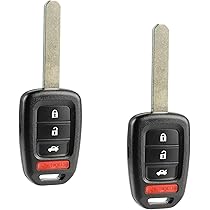 Honda Civic 3 Buttons Key Fob Shell Case Fit For Honda Civic Cr V