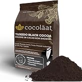 Cocol&auml;at Tuxedo Black Cocoa Powder | Culinary Grade for Bakers &amp; Pastry Chefs | Natural Substitute For Black Food Coloring | Dutch Cocoa With Strong Chocolate Taste | Resealable Pouch | 2 lb, 907 g