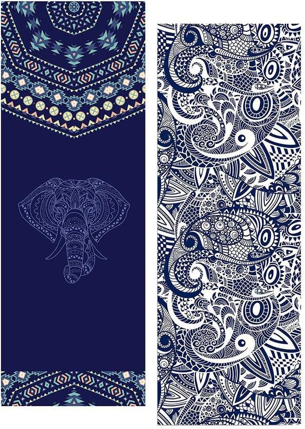 Jingolden Yoga Mat Pilates Mat, Eco-Friendly Non-Slip Sweat-Absorbent Exercise Mat, Multi Purpose Pilates Workout Fitness Blanket, High Density Anti-Tear for Women Men