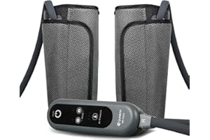 QUINEAR Air Compression Leg Massager for Circulation & Pain Relief, Calf Massagers with 2 Modes & 3 Intensities, Sequential Compression Device (SCD) for RLS, Edema, FSA-HSA - Ideal Gift