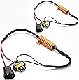 SEALIGHT H11 LED Resistor Kit Relay Harness Adapter Anti Flicker Error Decoder Warning Canceller