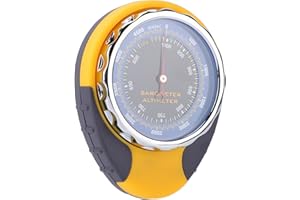 Fafeicy 4 in 1 Outdoor Instrument, Multifunction Altimeter Compass with Barometer Thermometer, for Hiking Camping Mountaineer