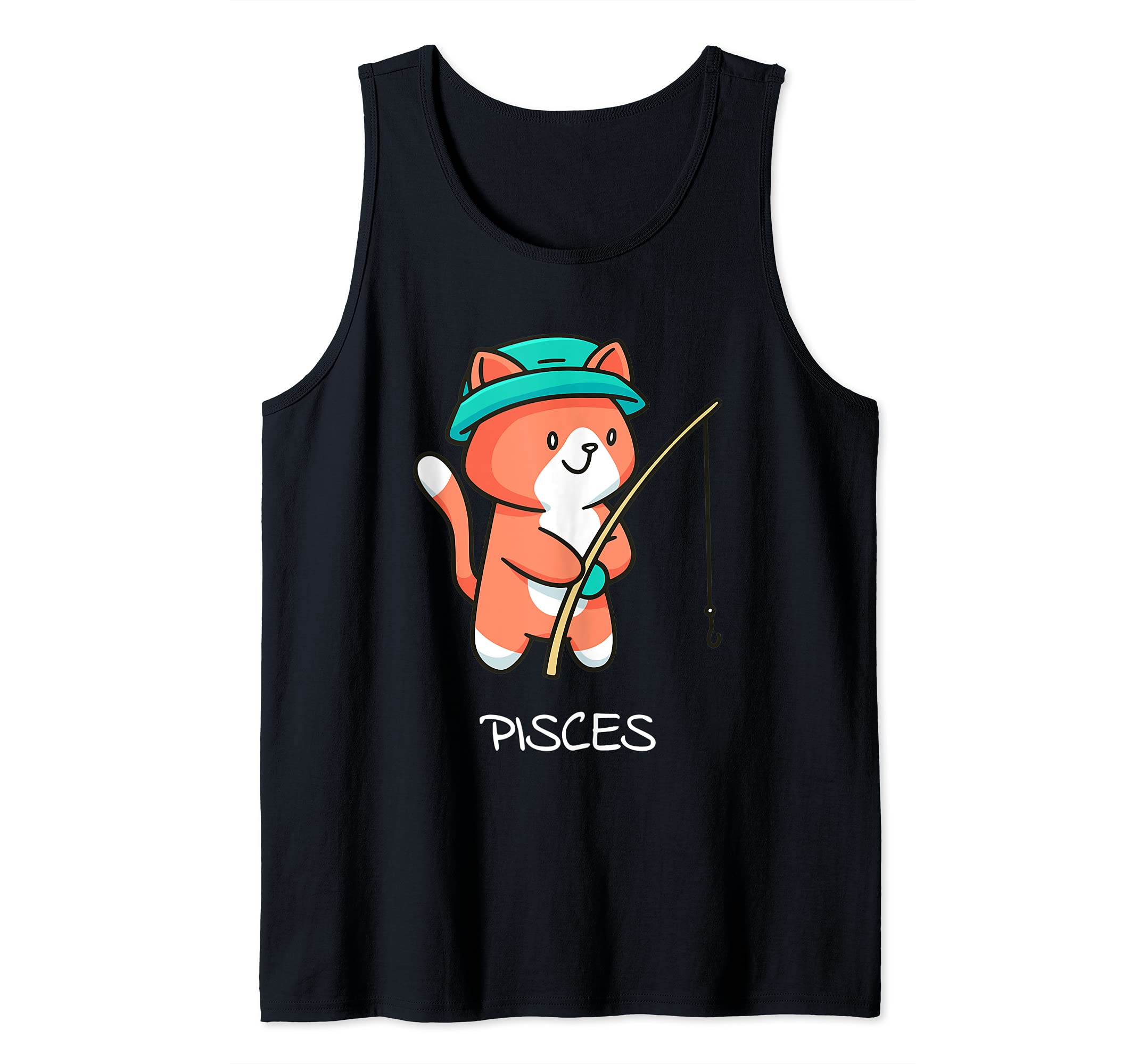 Pisces Cat Zodiac Signs Kawaii Astrology Cats Horoscope Tank Top