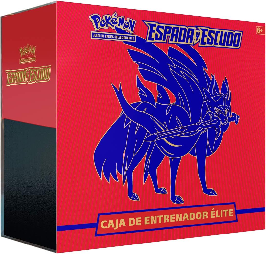 Pokemon - Caja Entrenador Élite ESPADA Y ESCUDO: Amazon.es: Juguetes y juegos