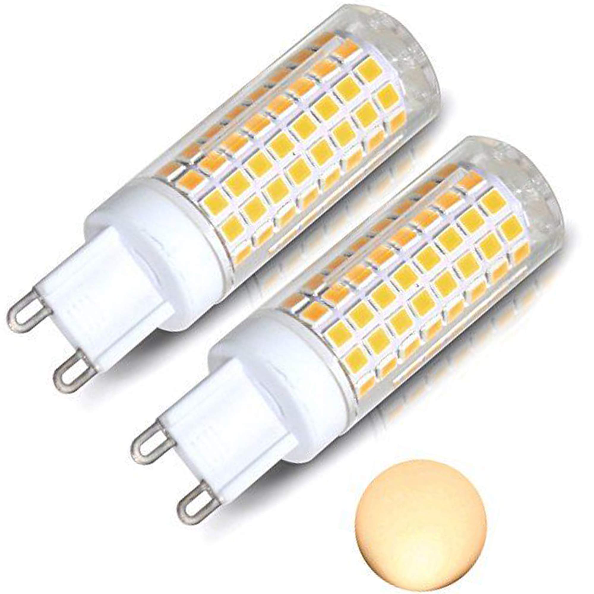 [2Pack]G9 Led Bulb, 8W G9 Led Bulb Dimmable, Bi Pin Base(Led Bulb G9