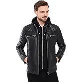 Jacket Street Leather Bomber Jackets For Men - Real Lambskin Mens Leather Jacket