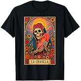 La Chancla Flip Flop Dingo Card Funny Mexican Tarot Card Mom T-Shirt