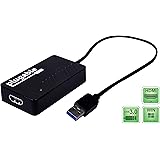 Plugable USB 3.0 to HDMI Video Graphics Adapter with Audio for Multiple Monitors up to 2560x1440 (Supports Windows 10, 8.1, 7)