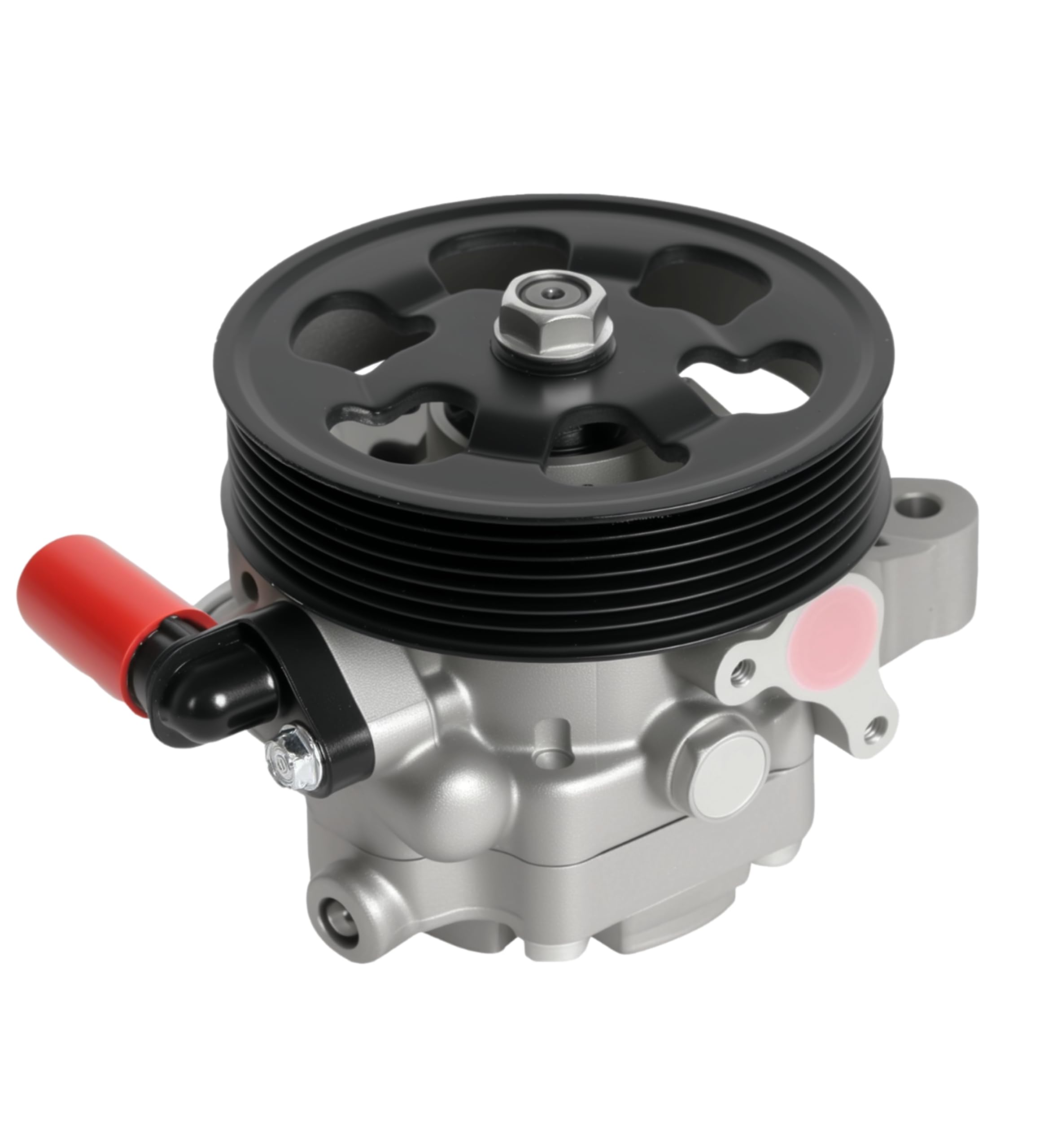 Photo 1 of 21-5341 Power Steering Pump with Pulley Fits for Honda Accord EX/LX L4 2.4L 2003 2004 2005 2006 2007 Replacment OE# 56110-RAA-A01 56100-RAA-A03 56100-RAA-A01RM 56110-PND-003 21-5341 96-5341 990-0656