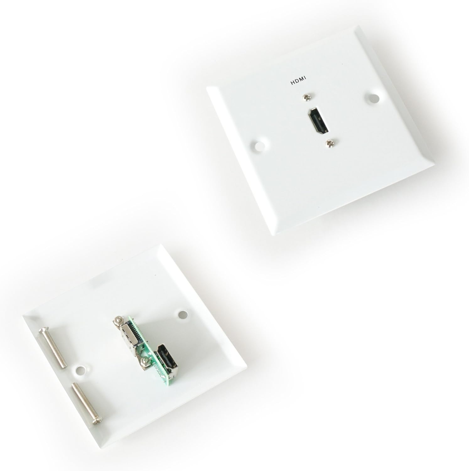 HDMI Hembra – Enchufe de Pared Placa Frontal – sin Soldadura: Amazon.es: Electrónica